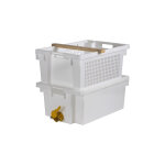 Apiculture. net - matriel apicole bac  dsoperculer en plastique grand modle