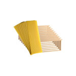 Apiculture. net - mat�riel apicole fran�ais 10 cadres avec fils verticaux et 10 feuilles de cire pour ...