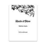 Apiculture. net - mat�riel apicole fran�ais 100 �tiquettes personnalis�es 50x70 blanches imp. noir