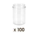 Apiculture. net - matériel apicole français 100 pots verre 228 ml bague protégée to 63 Apiculture. net - matériel apicole français 100 pots verre 228 ml bague protégée to 63