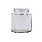 Apiculture. net - mat�riel apicole fran�ais 100 pots verre hexagonaux 500g (390 ml) to70
