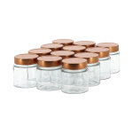 Apiculture. net - mat�riel apicole fran�ais 12 pots verre 400g modernes avec couvercles to 70 deep - ...