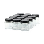 Apiculture. net - matriel apicole franais 12 pots verre 400g modernes avec couvercles to 70 deep - ...