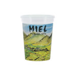 Apiculture. net - mat�riel apicole fran�ais 20 pots traditionnels d�cor montagne 500g