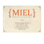 Apiculture. net - mat�riel apicole fran�ais 200 �tiquettes personnalis�es 50x70 fond couleur