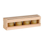 Apiculture. net - matériel apicole français 25 coffrets bois pour 4 pots de 50g fabriqués en france Apiculture. net - matériel apicole français 25 coffrets bois pour 4 pots de 50g fabriqués en france