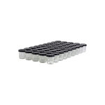 Apiculture. net - matriel apicole franais 45 pots verre facettes 50 g (44 ml) avec couvercles to 48 ...