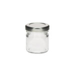 Apiculture. net - matriel apicole franais 48 pots verre 40g (41ml) avec couvercles to 43 - argent