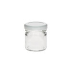 Apiculture. net - mat�riel apicole fran�ais 48 pots verre 40g (41ml) avec couvercles to 43 - blanc