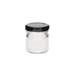 Apiculture. net - matriel apicole franais 48 pots verre 40g (41ml) avec couvercles to 43 - noir