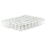 Apiculture. net - matériel apicole français 48 pots verre 50ml avec couvercles to43 - blanc Apiculture. net - matériel apicole français 48 pots verre 50ml avec couvercles to43 - blanc