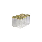 Apiculture. net - matriel apicole franais 6 pots verre 1kg (750 ml) avec couvercles to 82 - alvoles ...