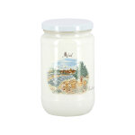Apiculture. net - matriel apicole franais 6 pots verre 1kg maills dcor lavande avec couvercles blancs ...