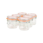 Apiculture. net - mat�riel apicole fran�ais 6 pots verre le parfait 200 ml