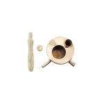 Apiculture. net - mat�riel apicole fran�ais burette � cire en cuivre double paroi
