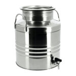 Apiculture. net - matériel apicole français fût inox 20l avec robinet pour huile d'olive Apiculture. net - matériel apicole français fût inox 20l avec robinet pour huile d'olive