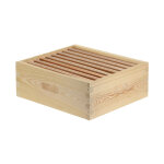 Ecoruche : ruches classiques en bois hausse � tenons dadant 10 cadres avec 9 cadres fil�s