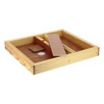 Apiculture. net - mat�riel apicole fran�ais nourrisseur 10 cadres avec chemin�es centrales fabrication ...