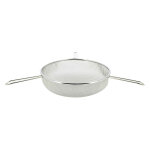 Apiculture. net - mat�riel apicole fran�ais passoire en inox simple tamis � 240mm avec pattes