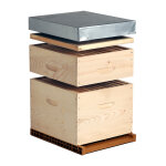 Apiculture. net - mat�riel apicole fran�ais ruche dadant 10 cadres + hausse, fond a�r� & cadres fil�s ...