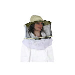 Apiculture. net - mat�riel apicole fran�ais voile rond kaki avec chapeau