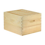 Ecoruche : ruches classiques en bois corps � tenons dadant 10 cadres avec 10 cadres fil�s