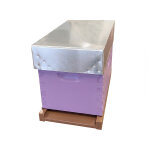 Ecoruche : ruches classiques en bois ruchette color�e dadant 6 cadres - lavande