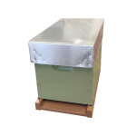 Ecoruche : ruches classiques en bois ruchette color�e dadant 6 cadres - olive