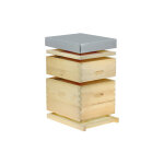 Ecoruche : ruches classiques en bois ruche à tenons dadant 10 cadres + hausse & cadres filés Ecoruche : ruches classiques en bois ruche à tenons dadant 10 cadres + hausse & cadres filés
