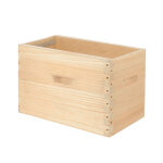 Hirondelle : ruches premium en cryptomeria (bois tr�s l�ger) corps hirondelle � tenons dadant 6 cadres ...