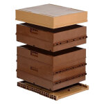 Nicot - fabricant franais de matriel apicole en plastique ruche nicot dadant 10 cadres (hausse & sans ...