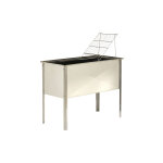 Quarti - fabriquant italien de mat�riel apicole bac � d�soperculer en inox longueur 1000 mm