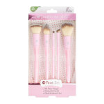 Brushworks set de pinceaux de maquillage hd rose