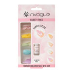 Invogue faux - ongles color�s ovale