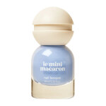 Le mini macaron fleur bleue