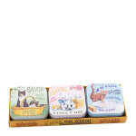 La savonnerie de nyons lot de 3 boites � savon  chats