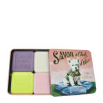 La savonnerie de nyons boite m�tal  chien westie  & savons