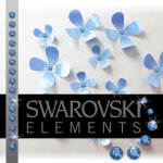 Ambiance - sticker 15 cristaux adh�sifs 3mm swarovski#x000000ae; elements - saphir