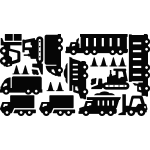 Ambiance - sticker sticker 20 jouets de construction