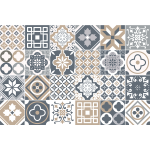 Ambiance - sticker 24 stickers carreaux de ciment fazionio