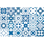 Ambiance - sticker 24 stickers carrelages azulejos adesino