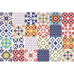 Ambiance - sticker 24 stickers carrelages azulejos argilera