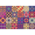 Ambiance - sticker 24 stickers carrelages azulejos duilo