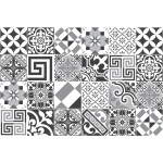Ambiance - sticker 24 stickers carrelages azulejos luna