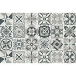 Ambiance - sticker 24 stickers carrelages meuble rocco