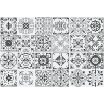 Ambiance - sticker 24 stickers carrelages sol anti - d�rapant boccadifalco