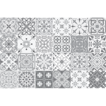 Ambiance - sticker 24 stickers carrelages sol anti - d�rapant latina