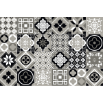 Ambiance - sticker 24 stickers carrelages sol anti - d�rapant piazzo