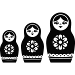 Ambiance - sticker sticker 3 poup�es matryochka