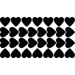 Ambiance - sticker sticker 30 c?urs 1